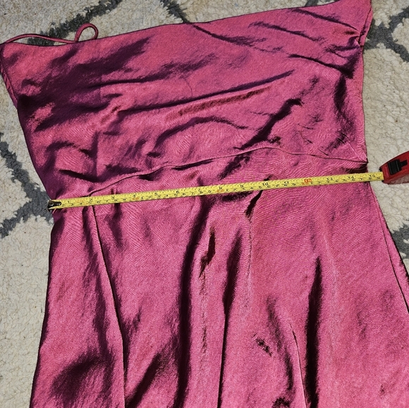 Lioness cowl neck drapy strappy maxi length gown with slit xl - Picture 5 of 7